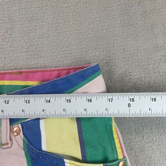 Wrangler Jeans Women 31 (32x29) Multicolor Striped Wanderer 622 High Rise Flare - Picture 10 of 16